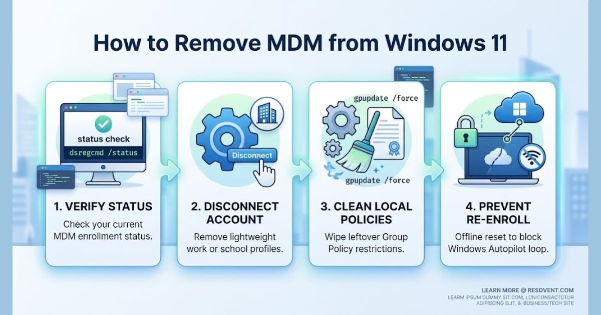 How to Remove MDM from Windows 11