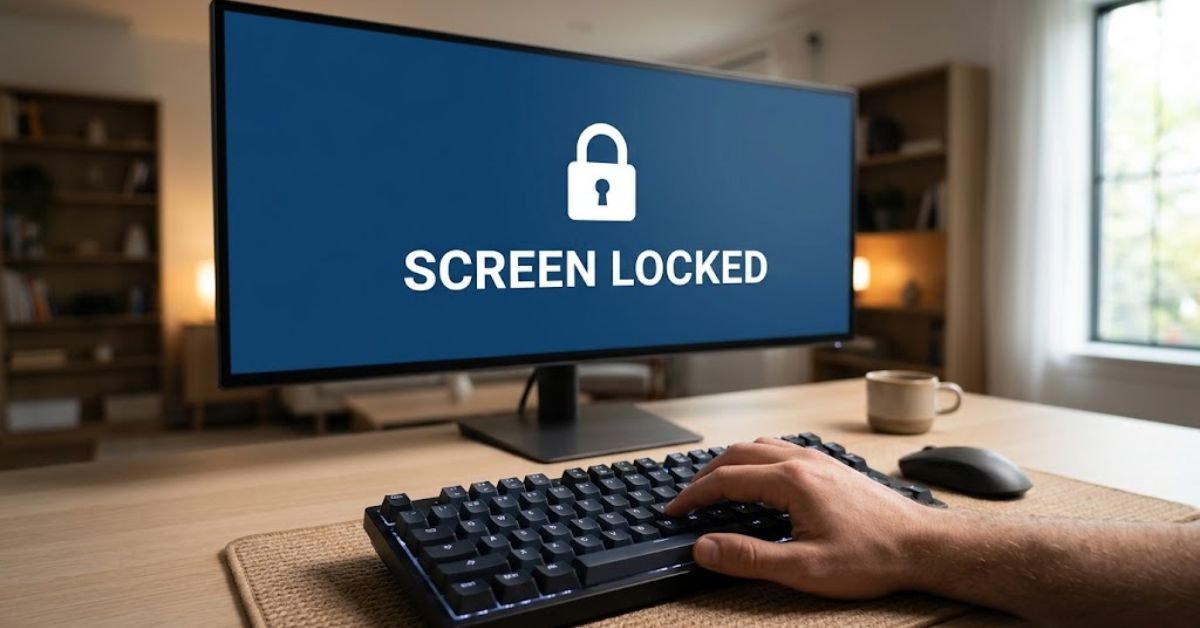 how to lock monitor screen