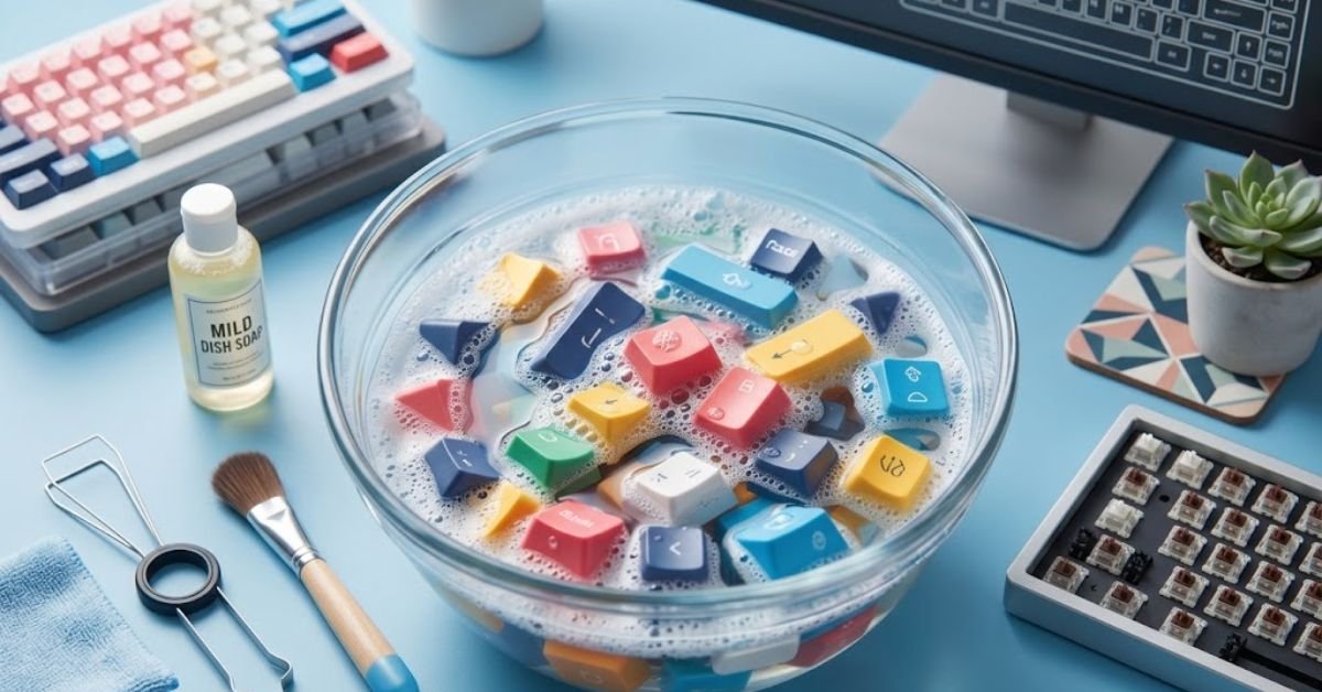 how to clean keycaps​