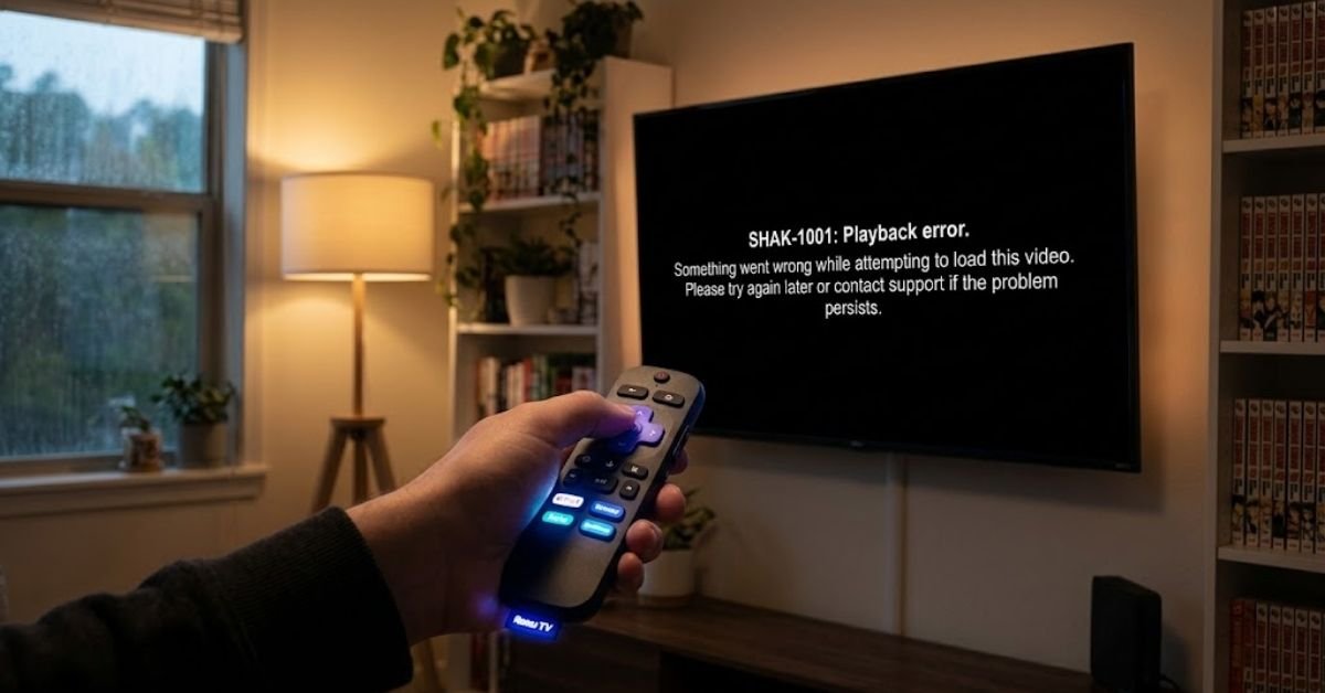 SHAK-1001 is a playback error code