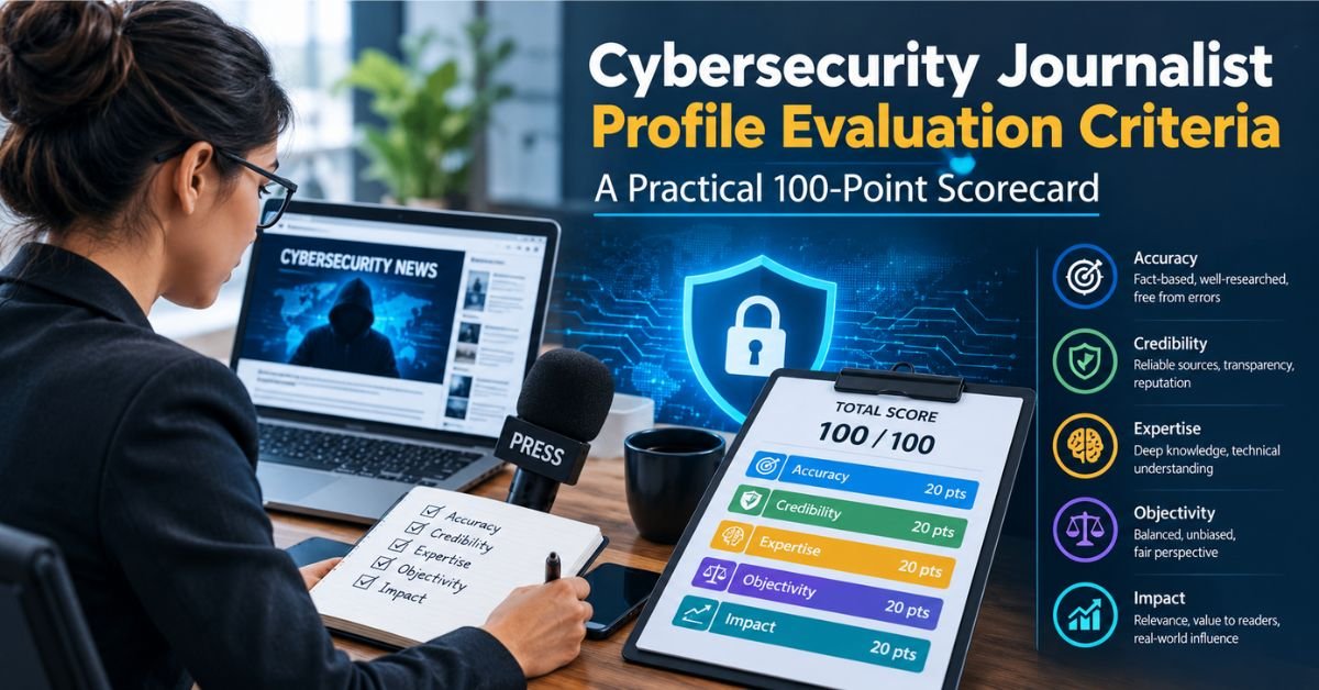 Cybersecurity Journalist Profile Evaluation Criteria