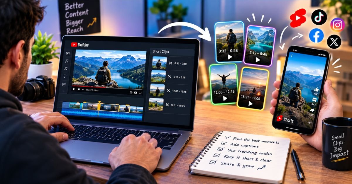 How to Turn Long YouTube Videos into Short Clips People Actually Share