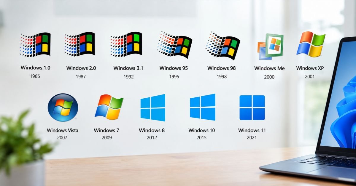 Windows Logos Over the Years