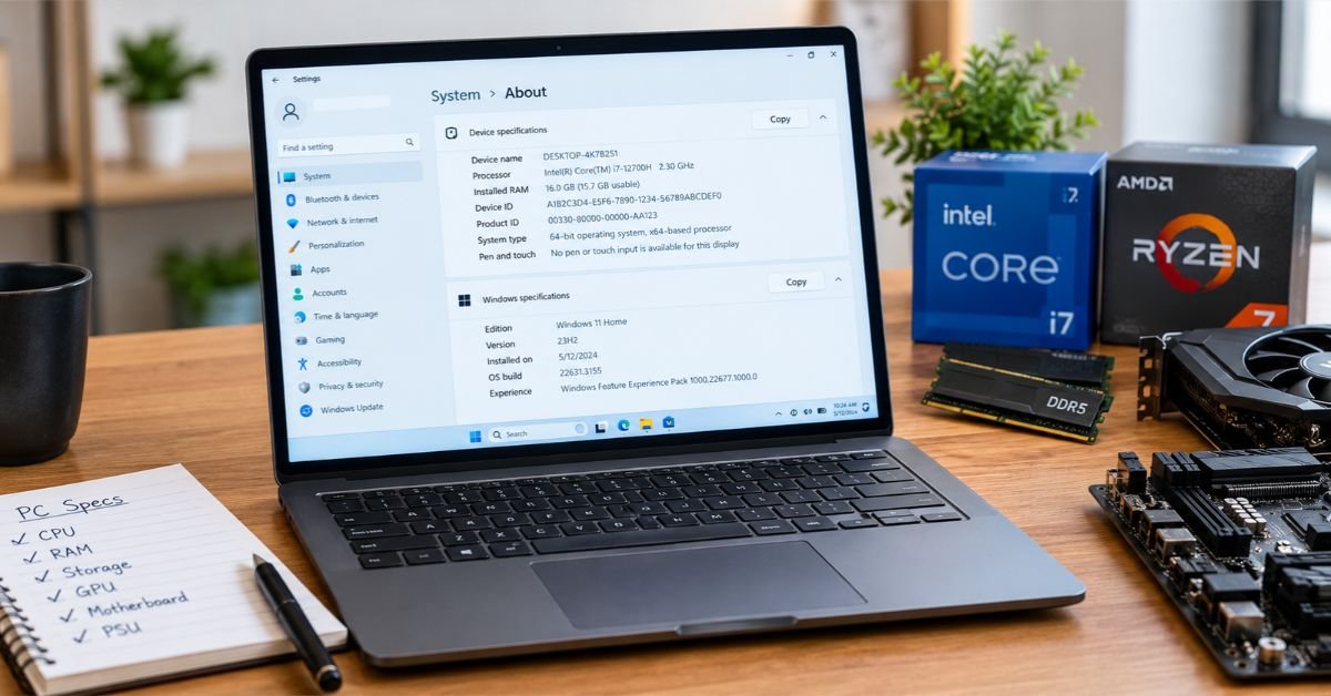 what is pc specifications
