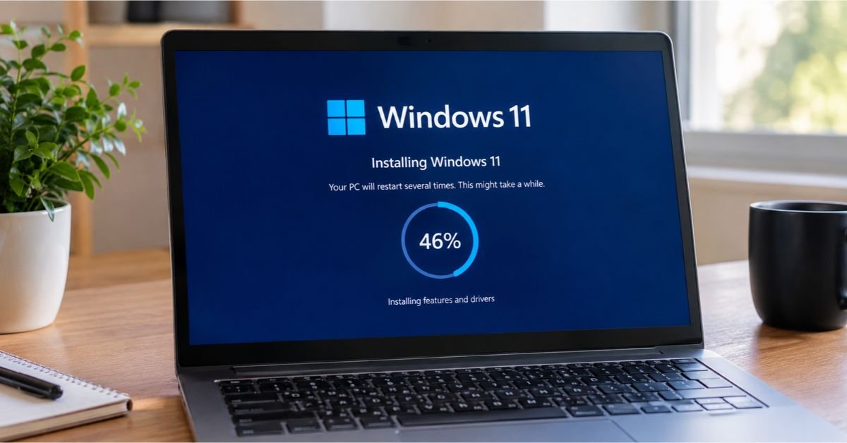 Windows 11 Setup Stuck at 46%