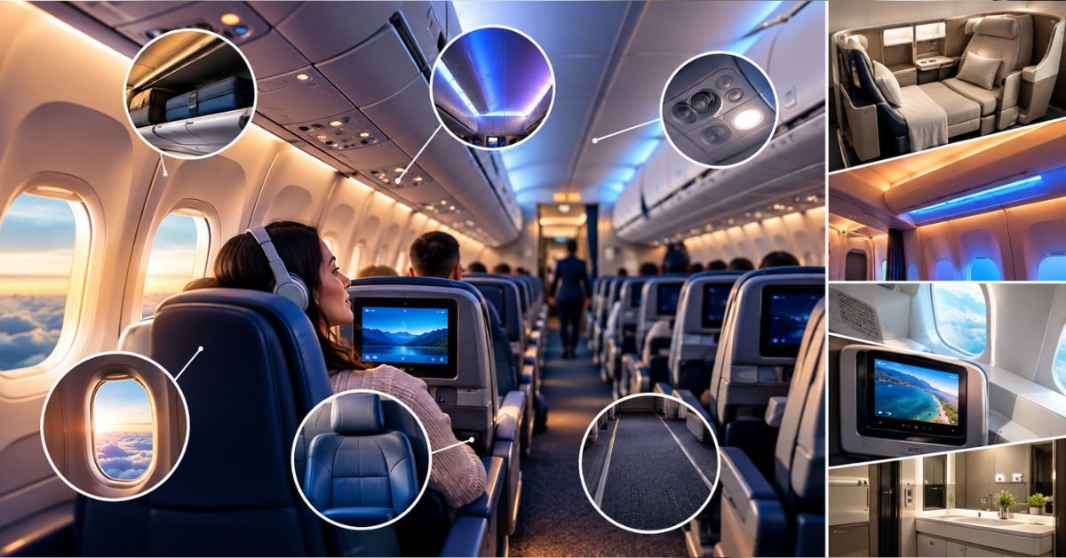How Aircraft Cabin Design Shapes the Passenger Experience